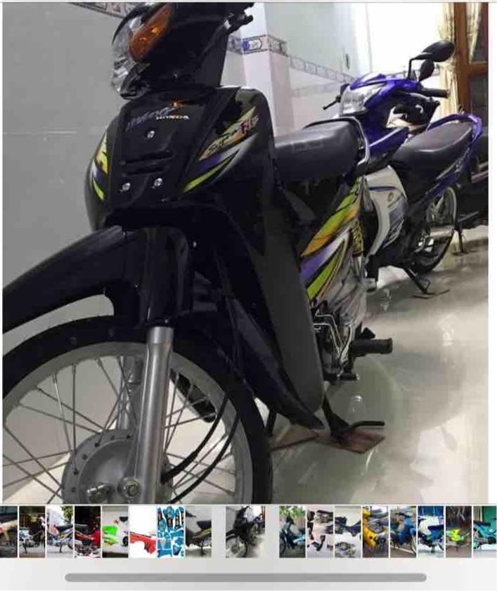 tem rời suprafit wave đời đầu dán xe đen