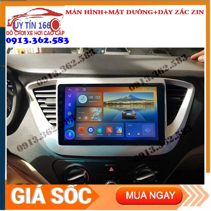 [Hỗ Trợ Lắp Đặt] Bộ màn hình android OLEDPRO WIFI cho các dòng xe HYUNDAI ACCENT 2011-2019, màn hình với cấu hình RAM 1G ROM 16G, Android 10.0 kính cường lực 2.5D , ra lệnh giọng nói , tích hợp vô lăng , nghe đài , xem phim, SHOP UY TÍN 16