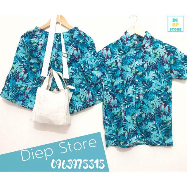 [Phương Linh Luxury 1688]  Bộ Hoa Quả Nam Nữ Đi Biển Hot Đủ Size<<<>>>