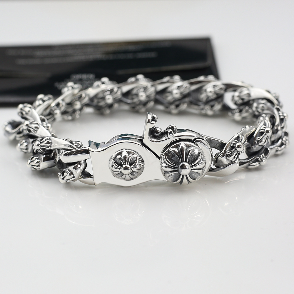 Shake chrome heart floral silver fullbox-chrome heart shop