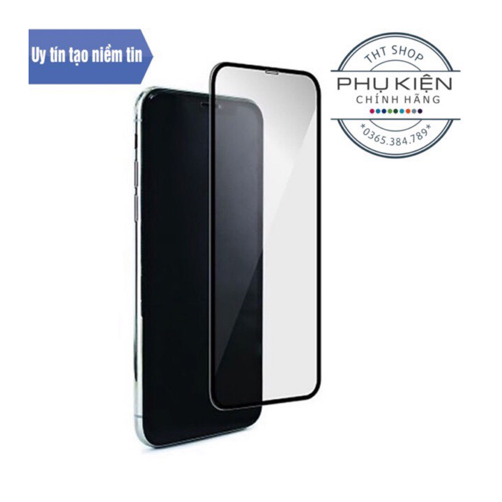 Cường lực 9D iPhone XS Max full nhám mờ - chống bám vân tay