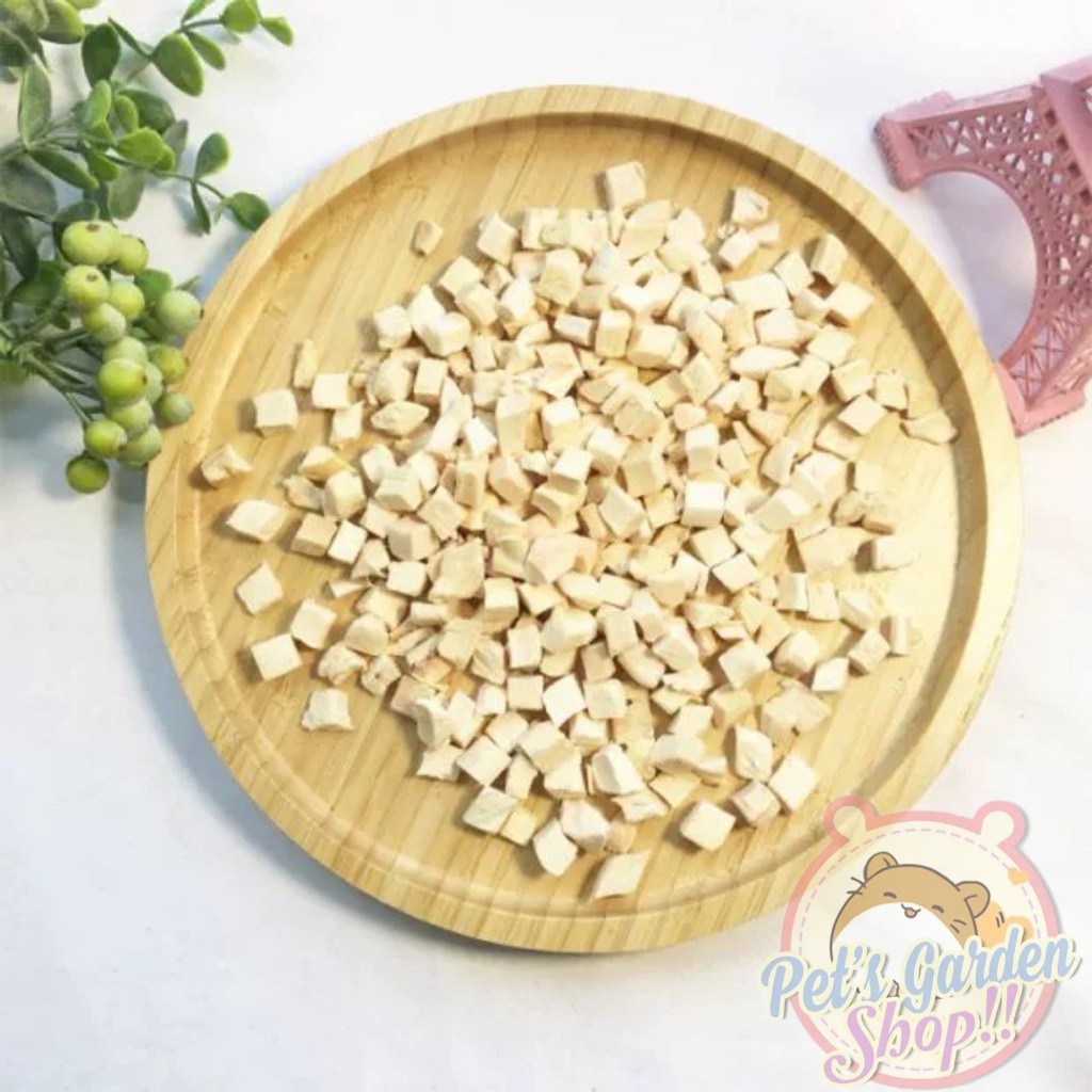 Thịt gà sấy dạng viên - Thức ăn hamster, mèo