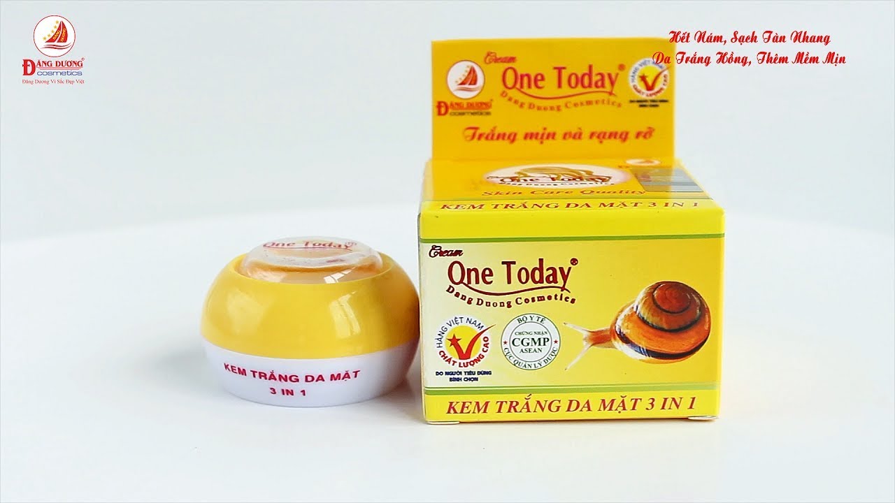 [HCM]ONE TODAY - KEM TRẮNG DA MẶT 3 IN 1 5g