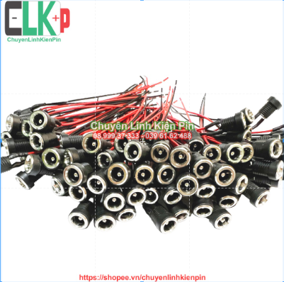 Jack DC 5521 có dây (awg 24) ( CLKP _ 345 )