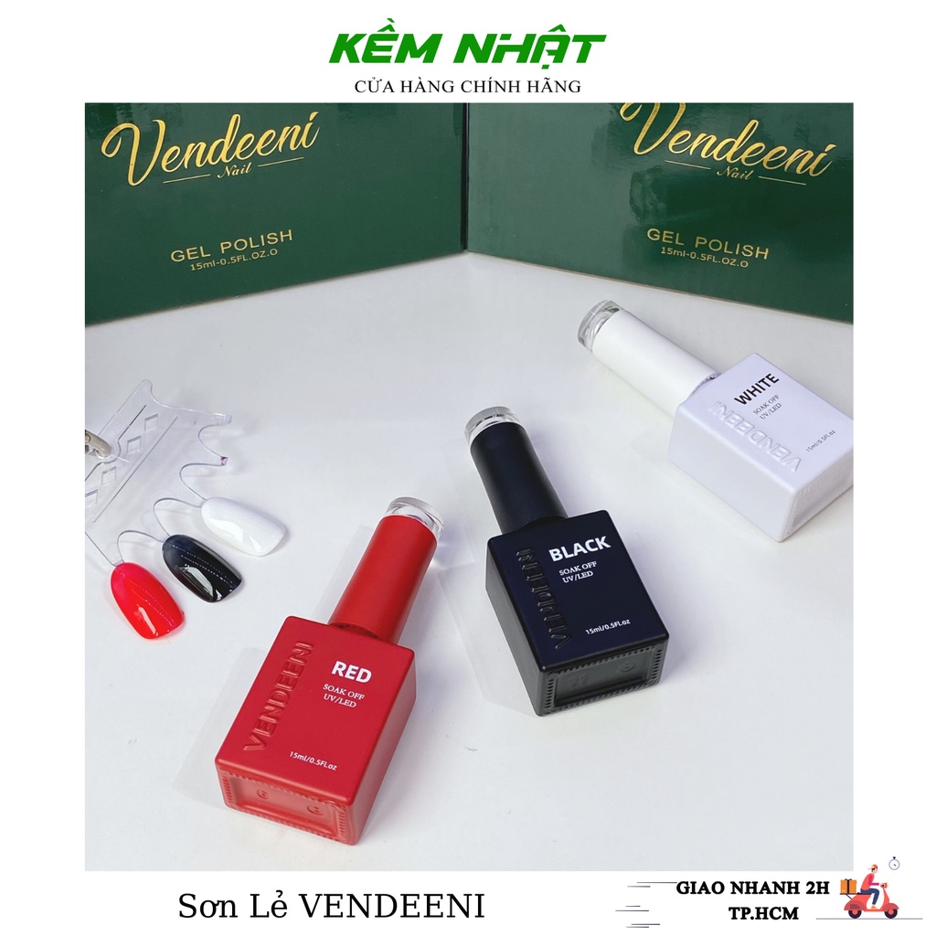 Lẻ Sơn Gel VENDEENI Sơn Móng 15ml Siêu Đẹp