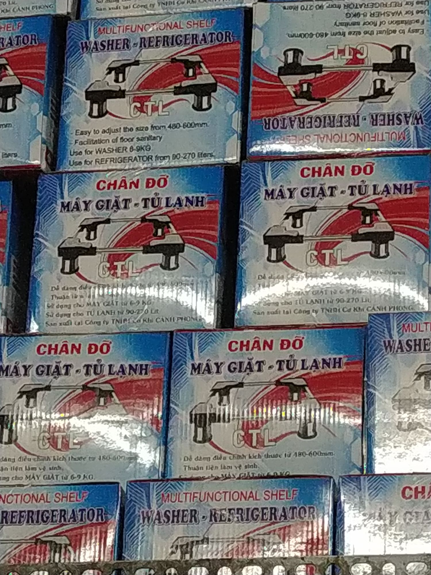[HCM]chân đỡ tủ lạnh máy giặt CDN