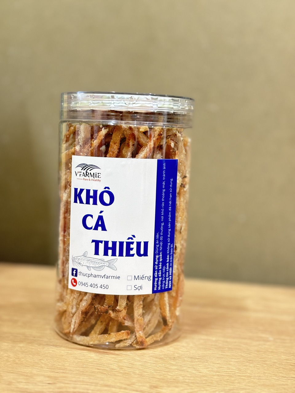 Khô cá thiều cắt sợi 250g thơm ngon