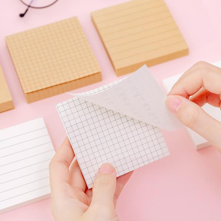 Tập 80 giấy note giấy nhớ basic KRAFT DecorMe