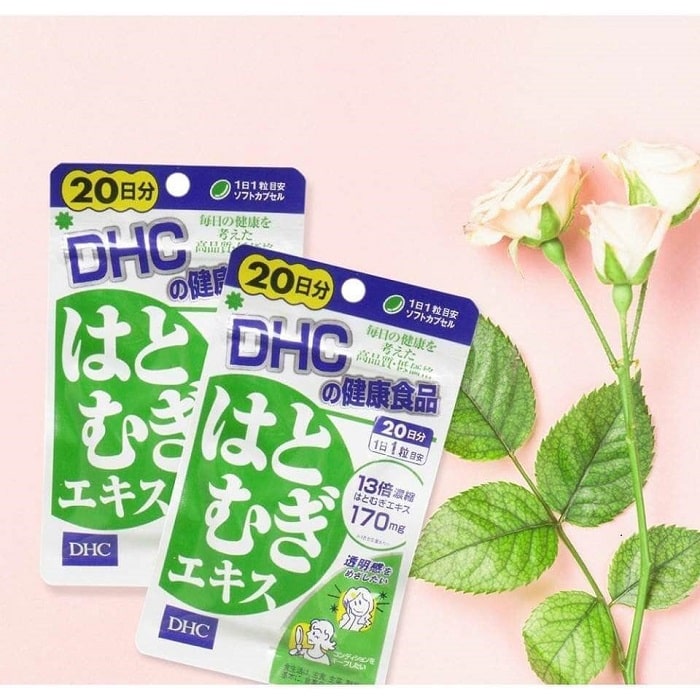 [HCM]Viên uống trắng sáng da DHC Adlay Extract Nhật Bản (gói 20 viên)