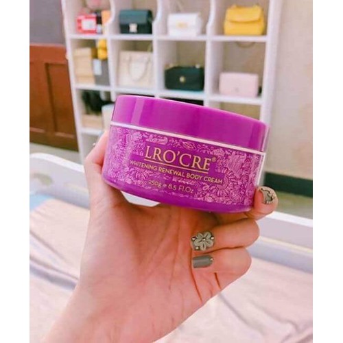 Kem dưỡng trắng lro'cre whitening body cream indo 250g