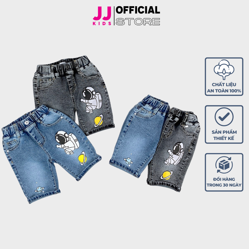 Quần jean bé trai,quần jean lững bé trai năng động thoải mái full size | FREESHIP MAX - JJ Kids Fashion