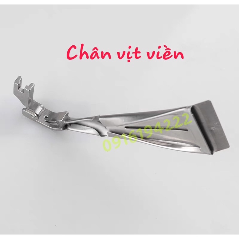 Chân vịt viền chạy dây-Dùng máy công nghiệp 1 kim