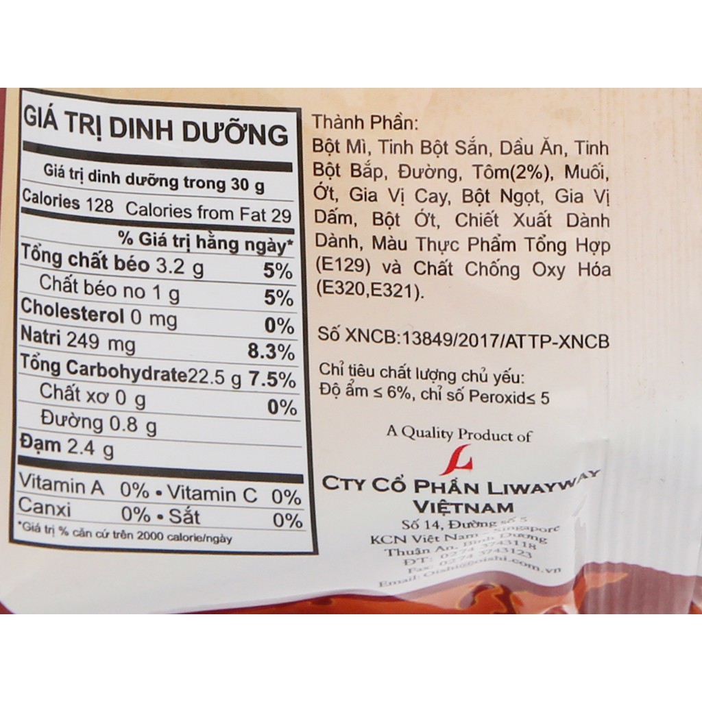 Snack Tôm Cay Đặc Biệt Oishi 35g