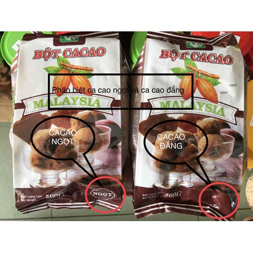 Bột Ca Cao Malaysia Tân Thanh Ngọc 500g