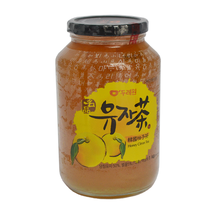 Mật ong chanh Hàn quốc, lọ 1kg date 8 2023