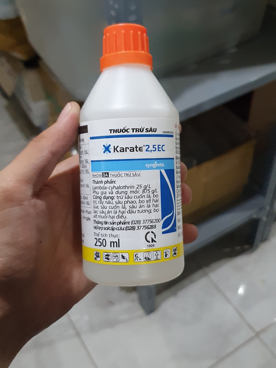 [HCM]Thuốc trừ sâu KARATE 2.5 EC chai 250ml - A2.1040