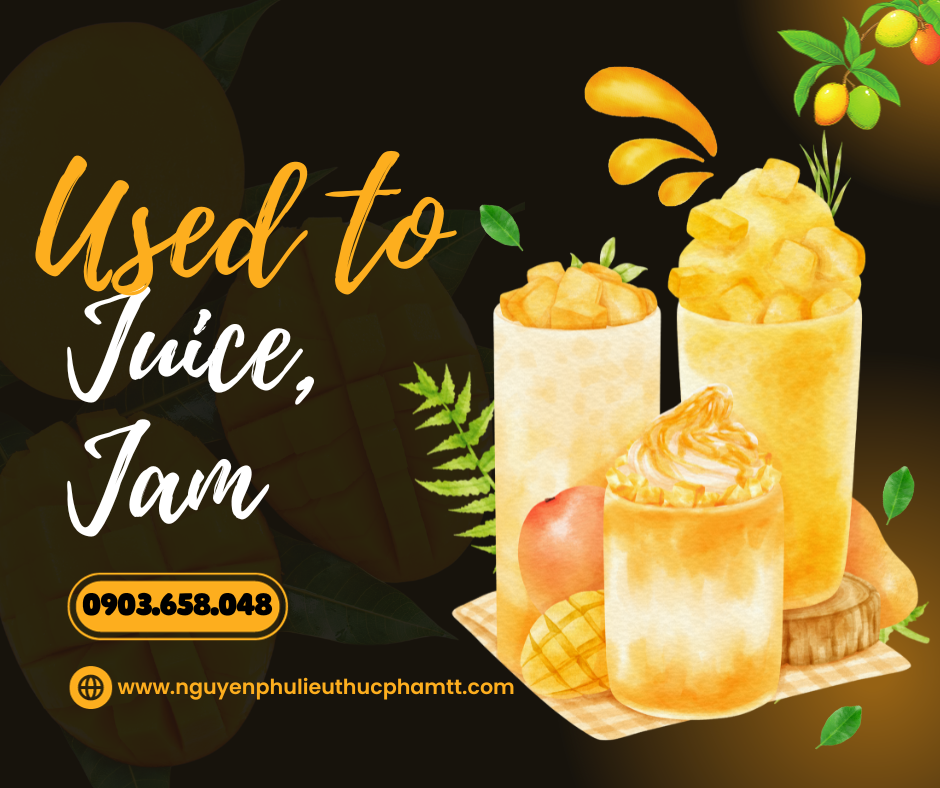 Mango Flavour - Hương xoài dùng cho sản xuất thực phẩm trái cây sấy, nước giải khát, kẹo, syrup