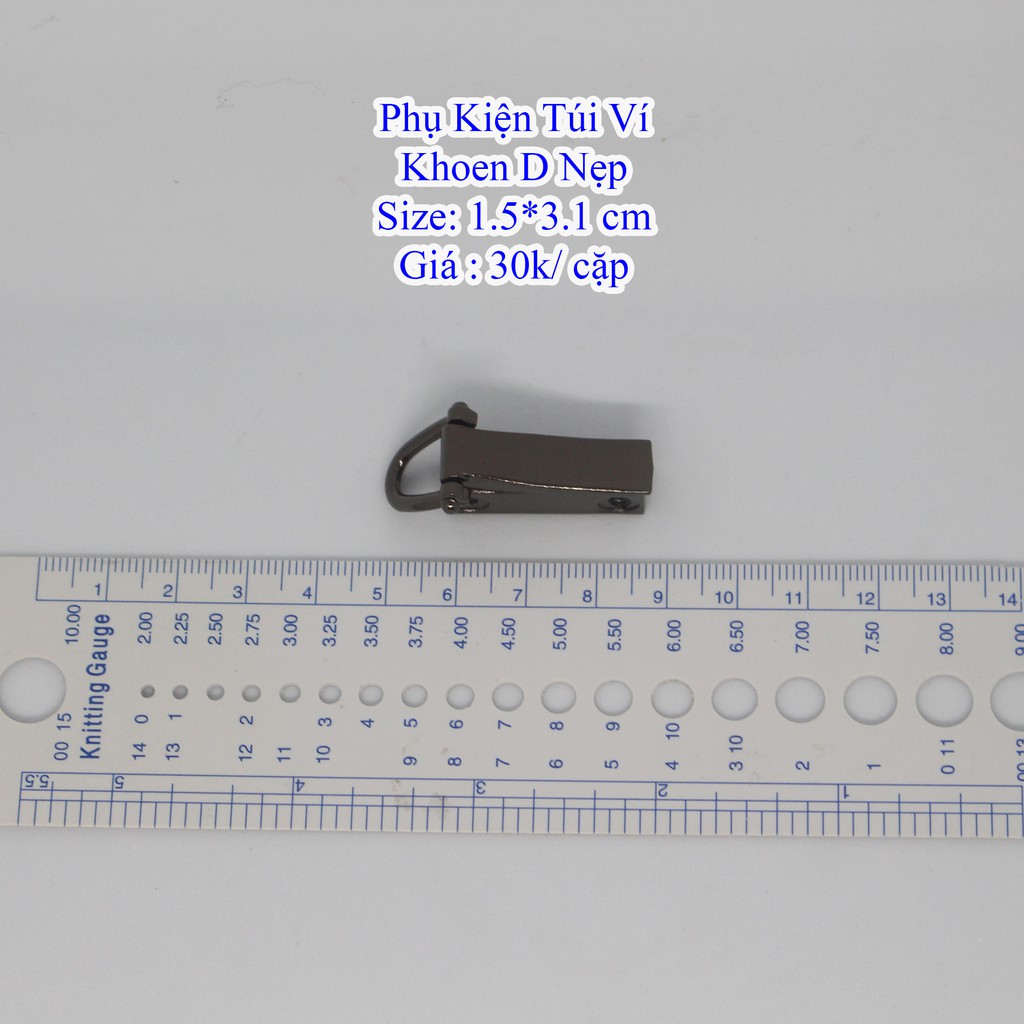 Khoen D Nẹp 4 màu (30k/cặp)