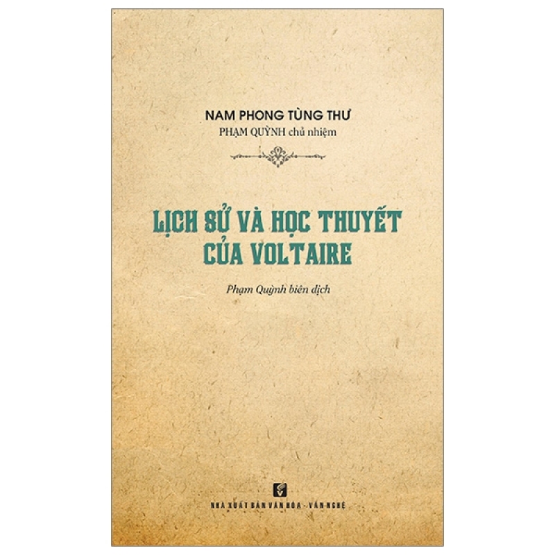 Fahasa - Lịch Sử Và Học Thuyết Của Voltaire