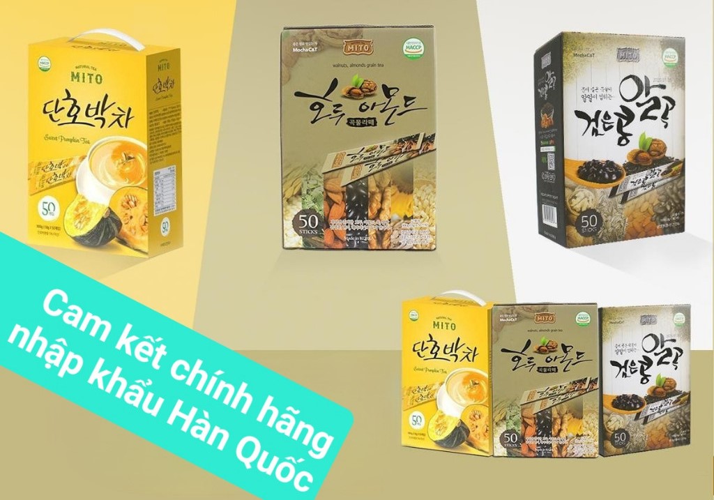 Bột ngũ cốc MITO Hàn Quốc hộp 900g (50 sticks x 18gram)
