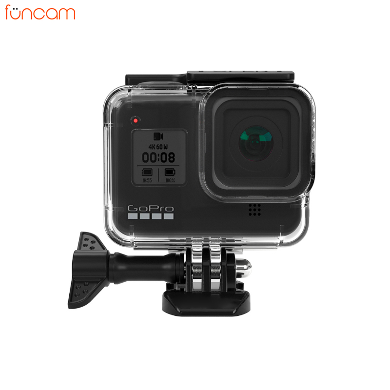 VỎ CHỐNG NƯỚC GOPRO 8 BLACK (NÚT BẤM CAO SU)