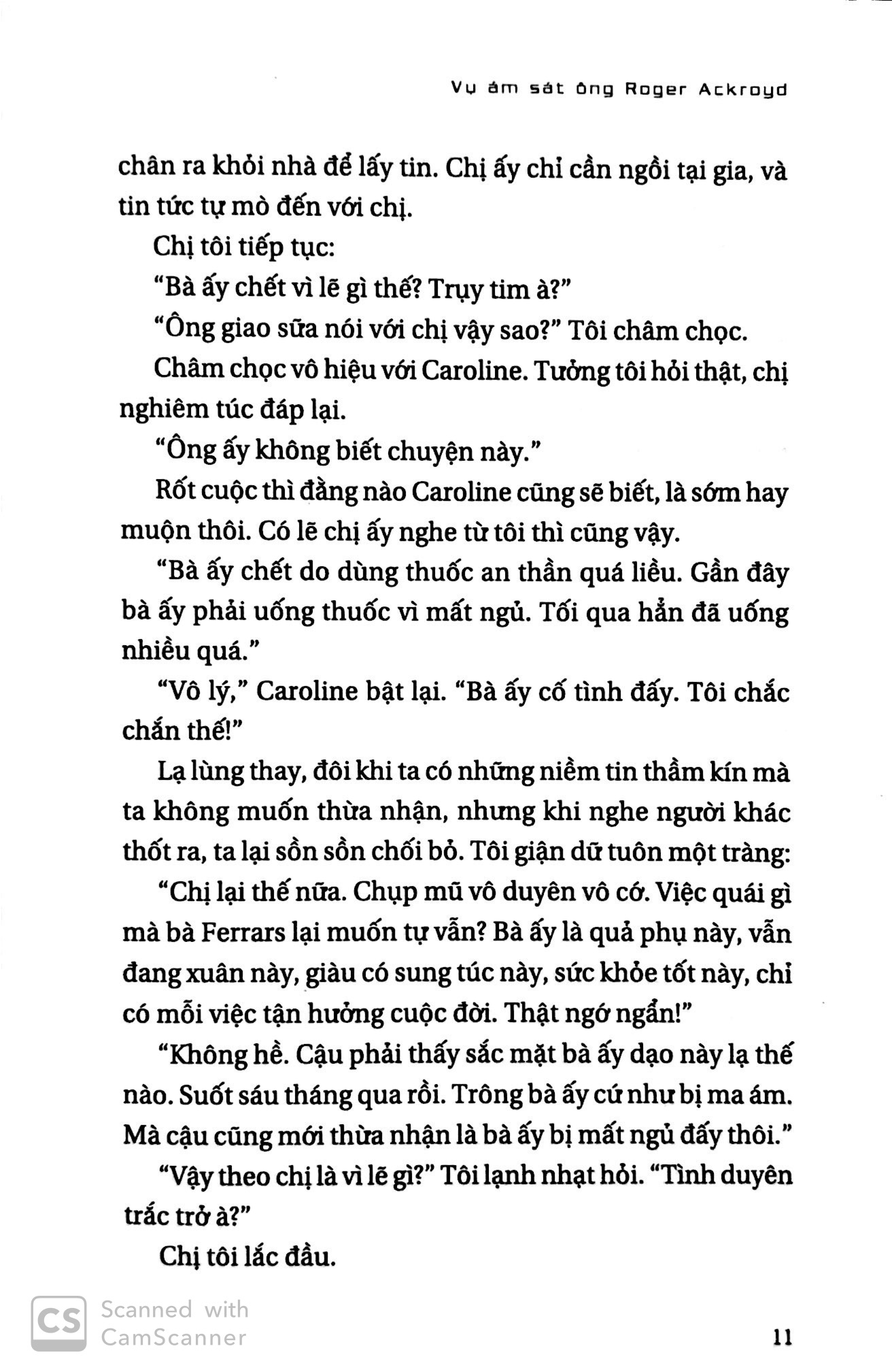 Sách Fahasa - Vụ Ám Sát Ông Roger Ackroyd (Tái Bản 2019)