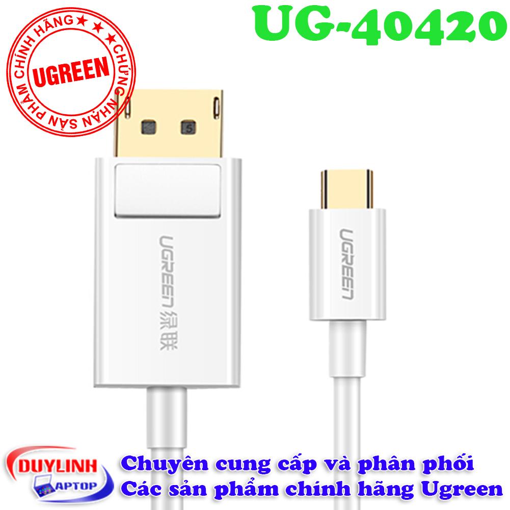 Cáp USB Type C to Displayport dài 1.5m Ugreen 40420