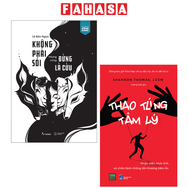 Fahasa - combo sách hay sách không phải sói nhưng cũng đừng là cừu + thao túng tâm lý