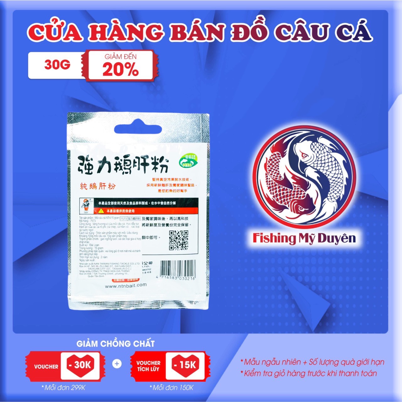 Bột Gan Ngỗng NTN 7513- 15G