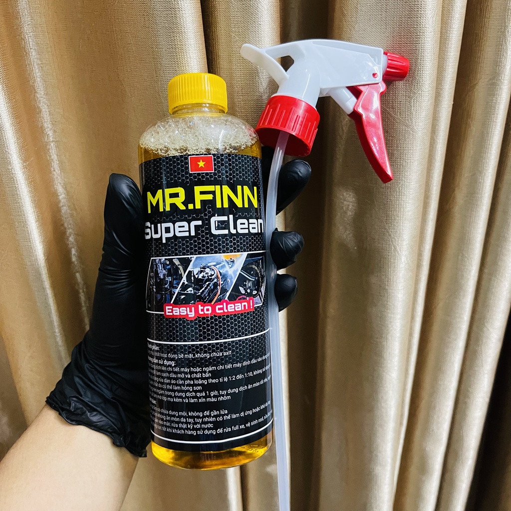 Dung dịch tẩy rửa đa năng Mr.Finn Super Clean 500ml,1L