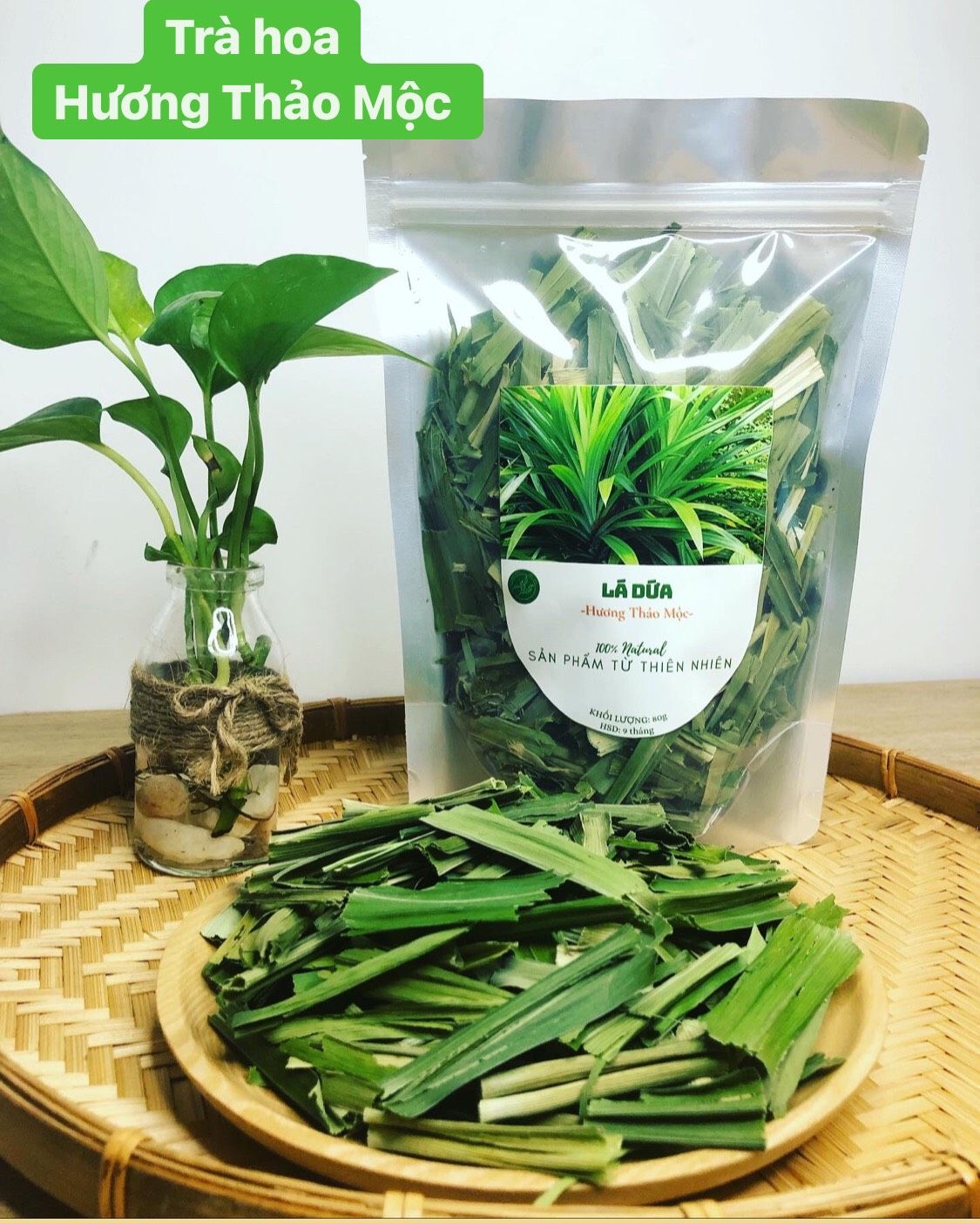 Lá Dứa sấy khô 1kg