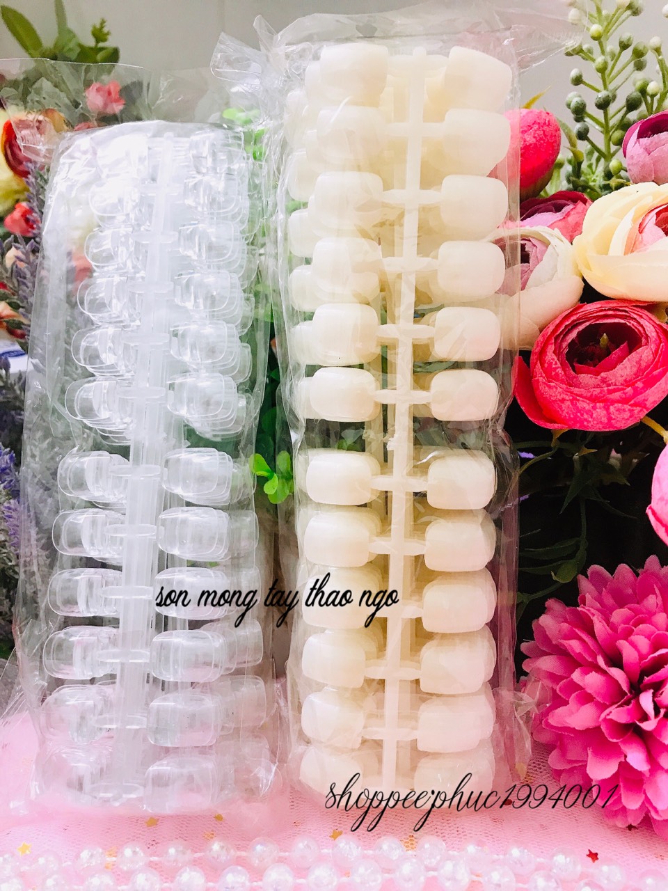 Móng mẫu vuông tập vẽ dành cho Nail