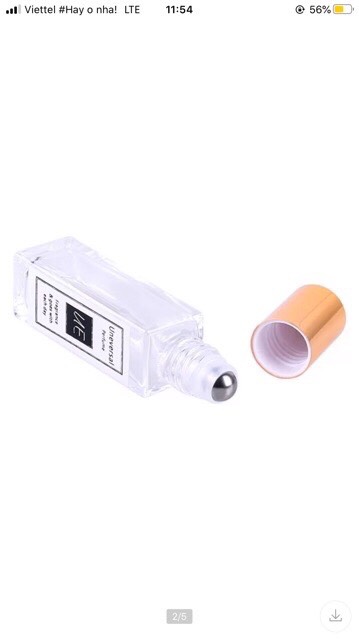 Lọ chiết nước hoa dạng bi lăn 10 ml