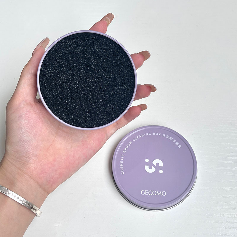 Dụng cụ vệ sinh cọ trang điểm khô cấp tốc không cần nước tẩy rửa, Hộp phủi cọ khô làm sạch cọ trang điểm không dùng nước