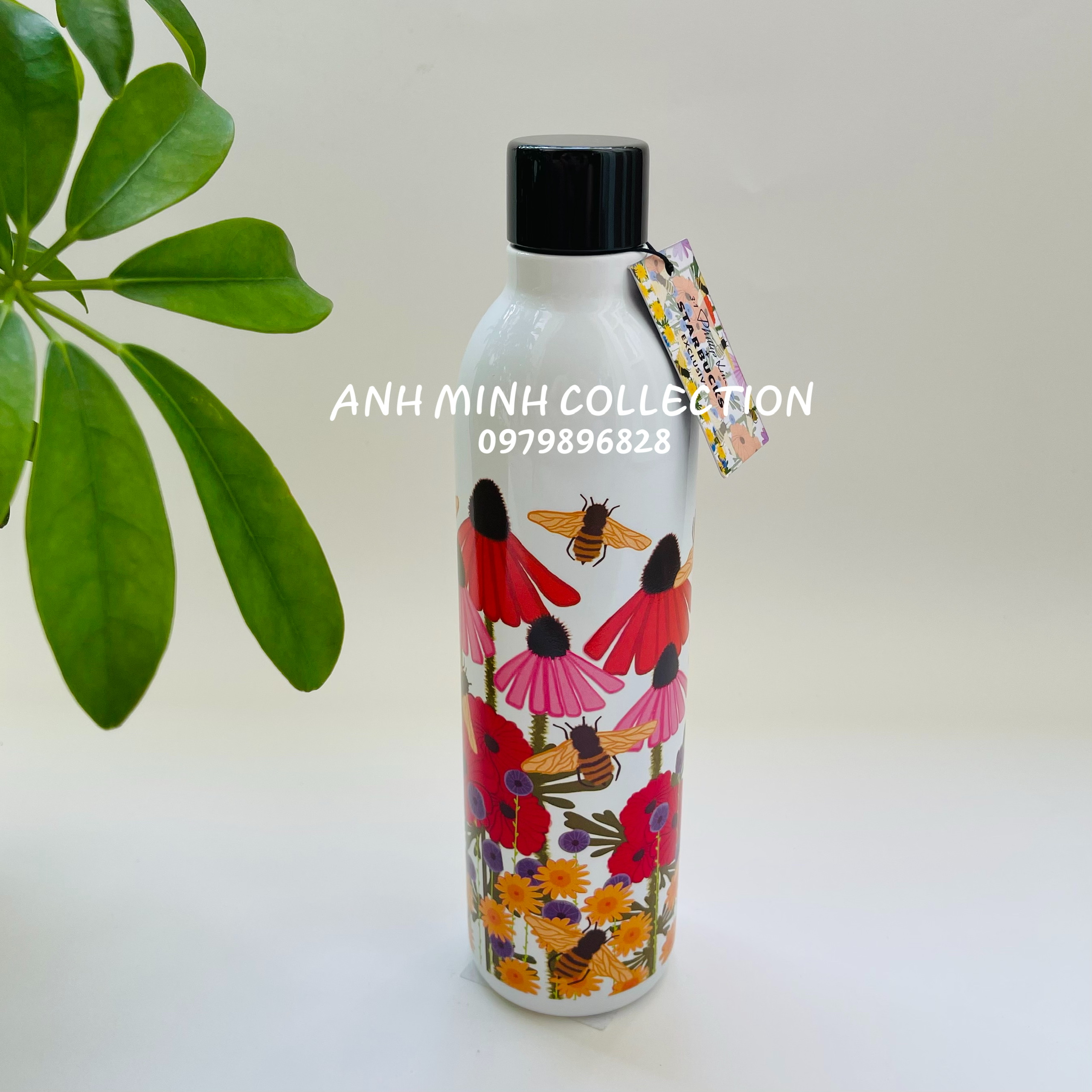 BÌNH STARBUCKS WATER BOTTLE  PHILLIP LIM BEES