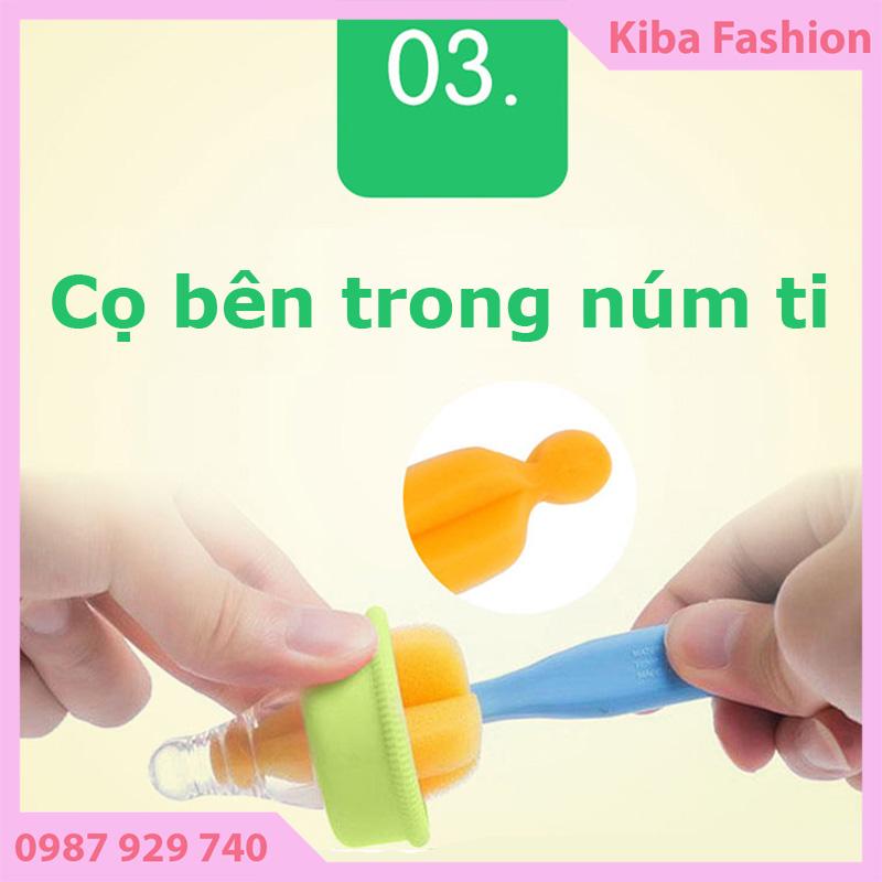 SET cọ bình sữa cho bé ( bao gồm 4 chi tiết)