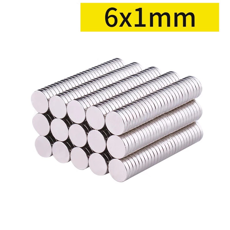 Nam châm đất hiếm đường kính 6mm sét 50 viên