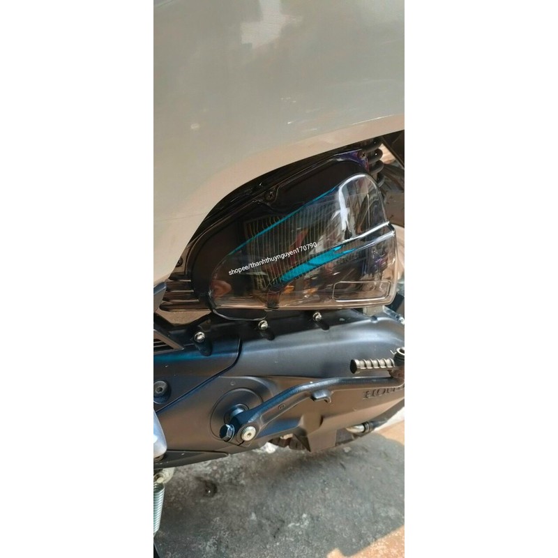 Ốp Pô E & Lọc Gió Xe Scoopy Trong Suốt