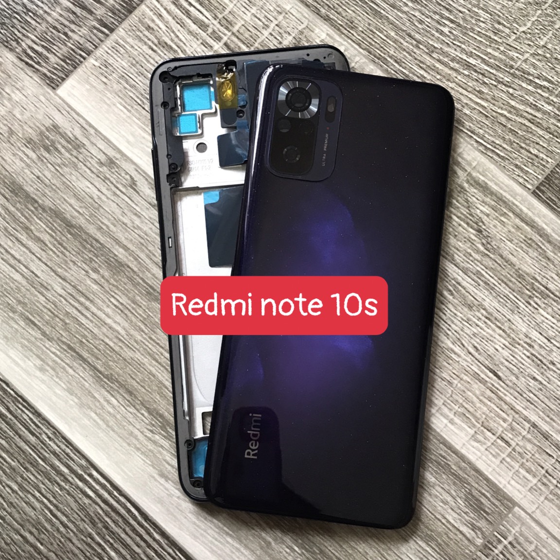Bộ vỏ xiaomi Redmi note 10s ( có kính camera và phím)