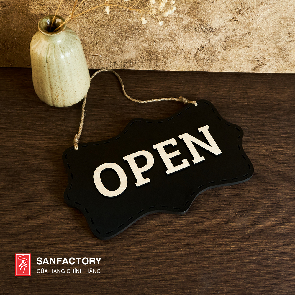 Bảng treo SAN-OC07: bảng Open – Closed 2 mặt