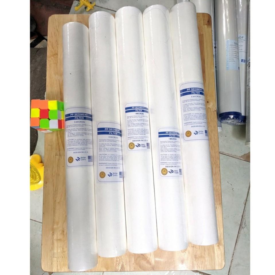 Combo 5 Cây lõi lọc nước số 1 PPF ly 20inch Tem chuẩn