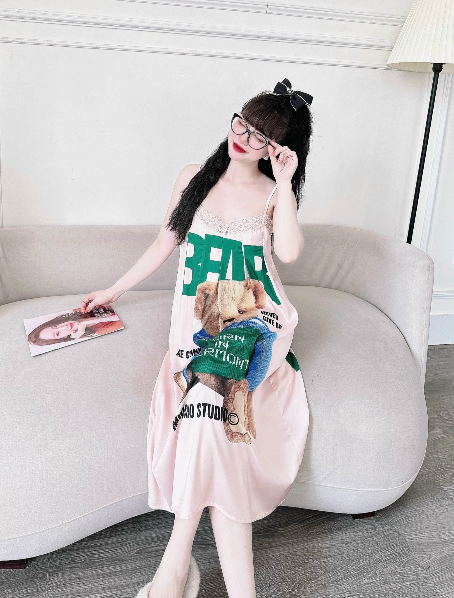 ĐẦM LỤA XẾP LY THIẾT KẾ CAO CẤP