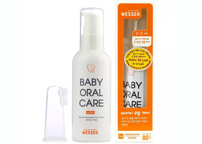 Nước vệ sinh lưỡi, răng miệng cho bé (baby Oral Care)