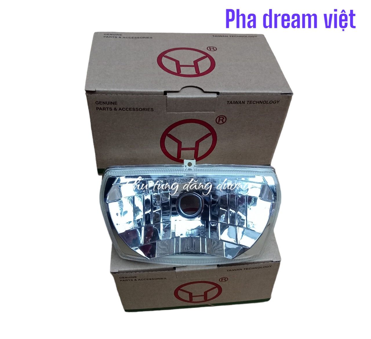 chóa đèn [pha đèn ]xe dream việt hàng cao cấp