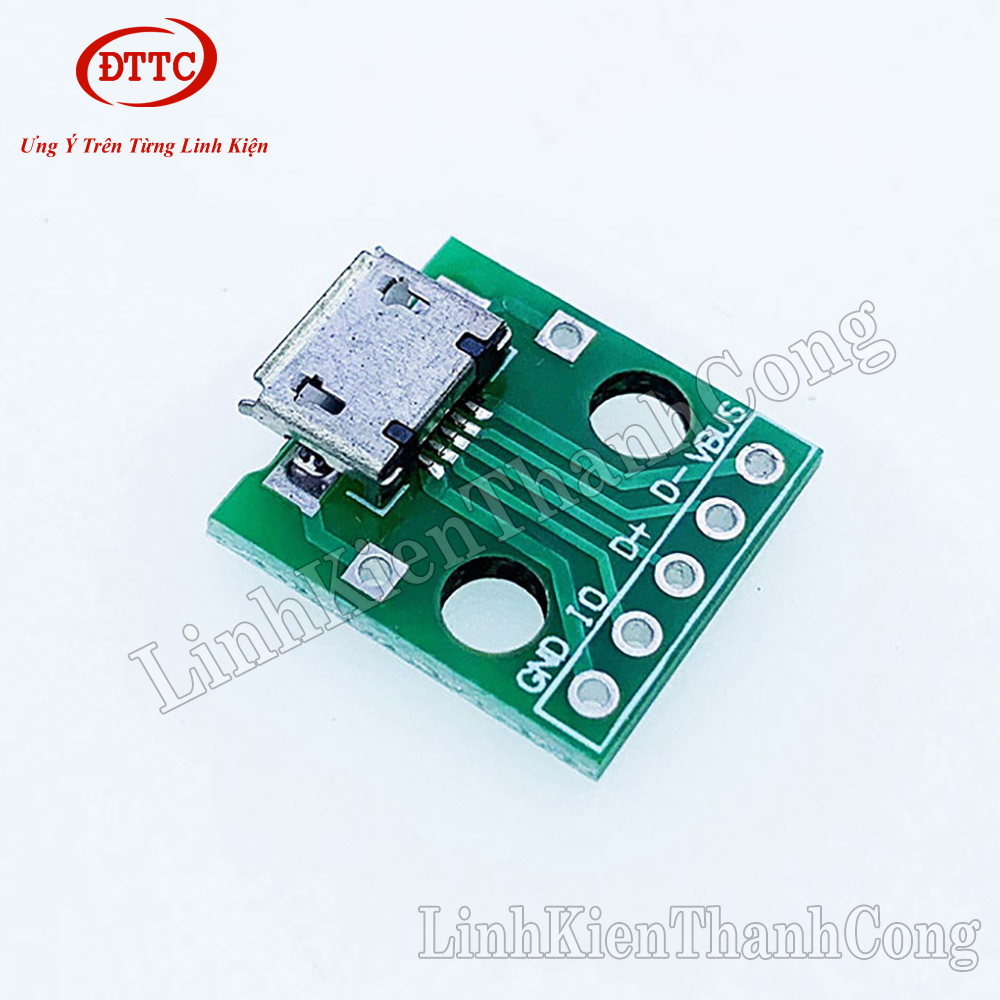 Module Chuyển MicroUSB Sang DIP 5 Chân