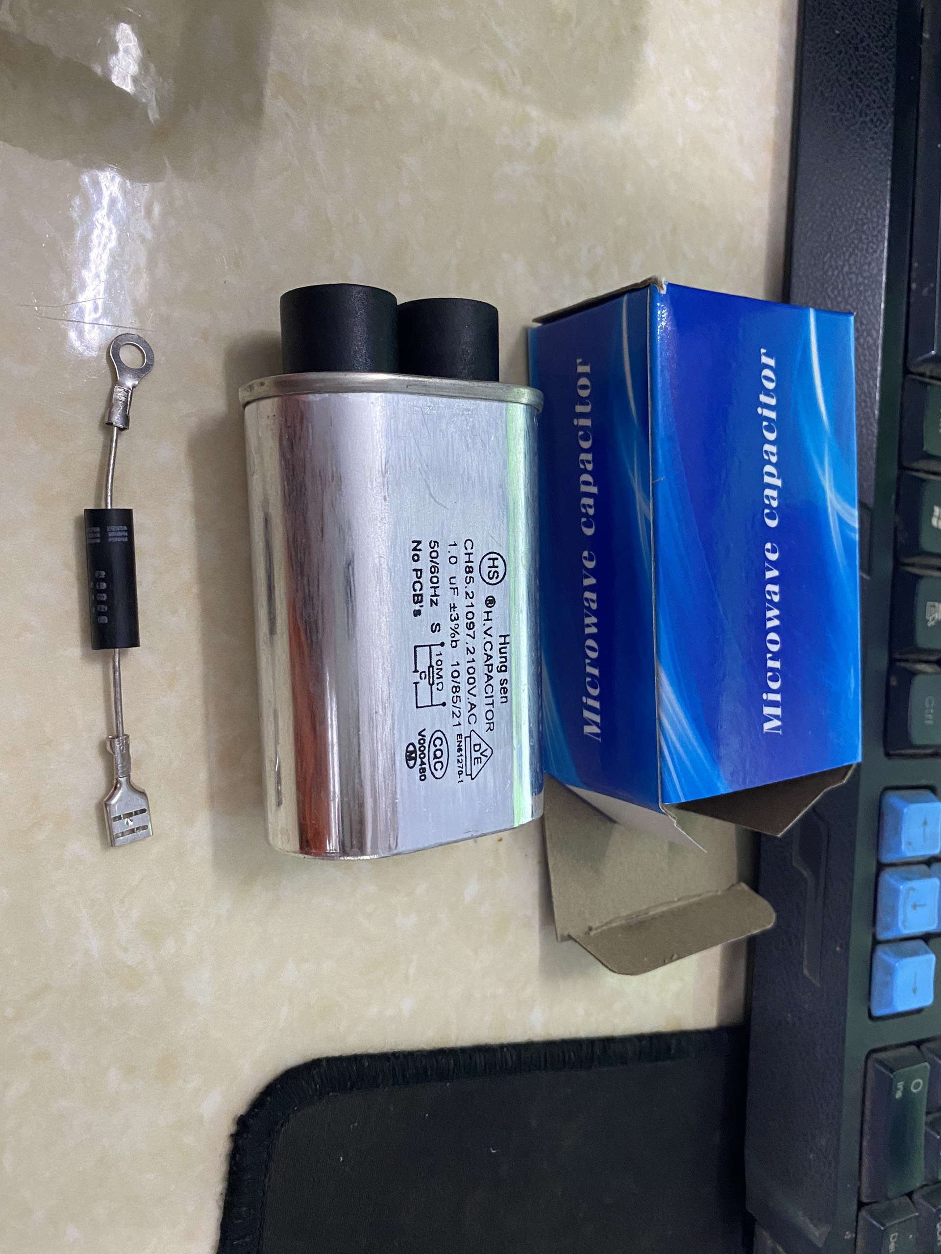 Combo tụ lò vi sóng và diode hàng sịn hung sen