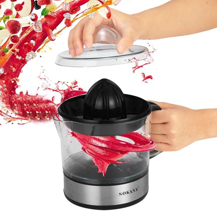 Máy vắt cam, máy ép cam SOKANY JE-623D 700ml, máy ép trái cây kiểu dáng sang trọng tinh tế, Bảo hành 1 đổi 1 nếu do lỗi của nhà sản xuất