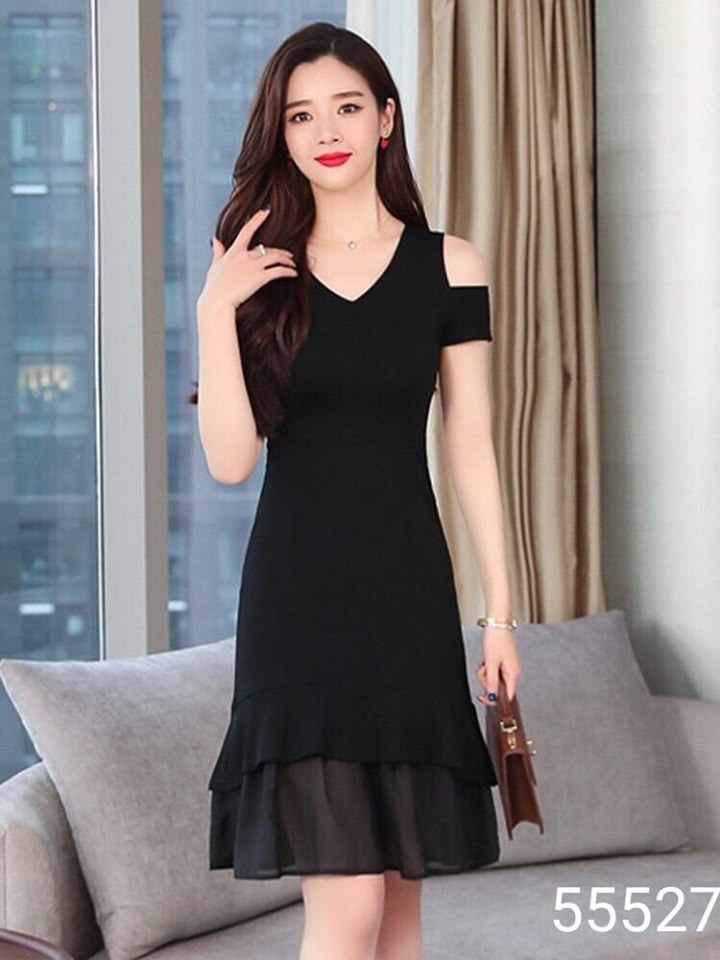 [HCM]ĐẦM SUÔNG PHỐI CHÂN VOAN SIÊU ĐẸP