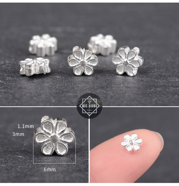 Charm bạc bông hoa nhỏ xinh - MH352