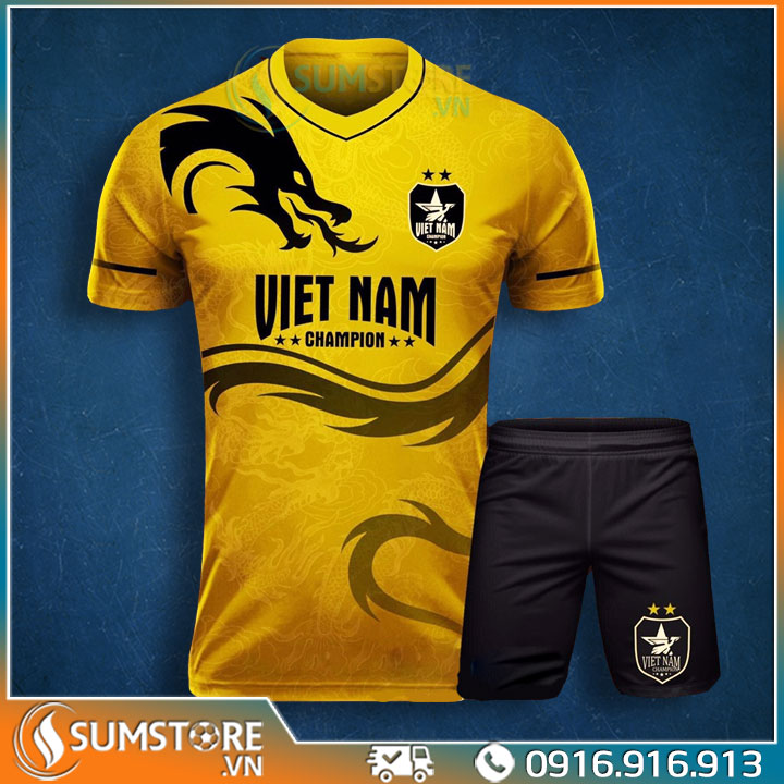[HCM]Quần Áo Đá Banh Độc Lạ Thể Thao - Tuyển Việt Nam Rồng Vàng
